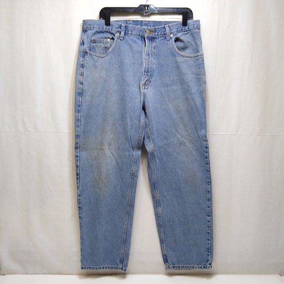 Members Mark Jeans Men's Heavy Denim Tag 36x30 Actual Size 36x28 100% Cotton - Picture 1 of 6